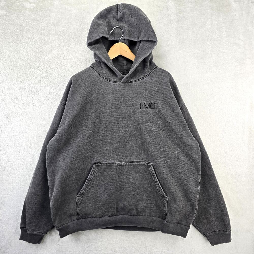 Los Angeles Apparel 14oz Heavy Fleece Pullover Hoodie Mens 2XL Gray FMC
